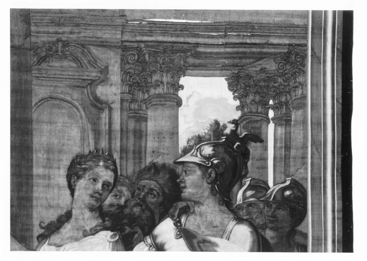 Didone conduce Enea a Cartagine - Museo di Palazzo Reale, Torino, dettaglio